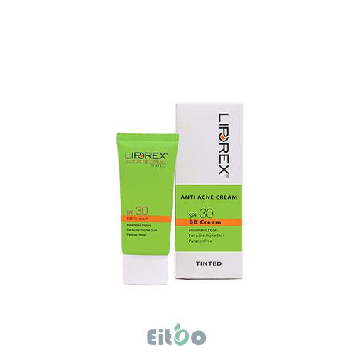 LIPOREX کرم ضد جوش رنگی بژ روشن SPF30